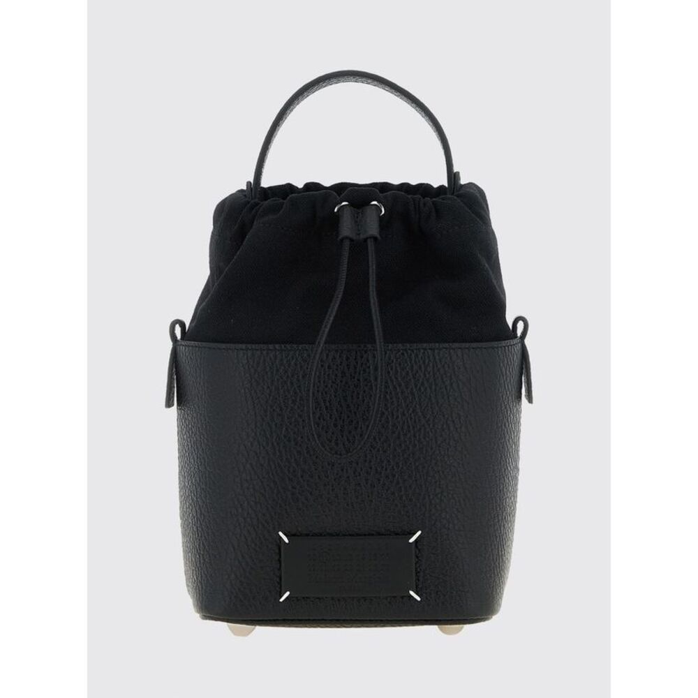 Maison Margiela Women 5Ac Grained Calfskin Leather Bucket Bag Maison Margiela